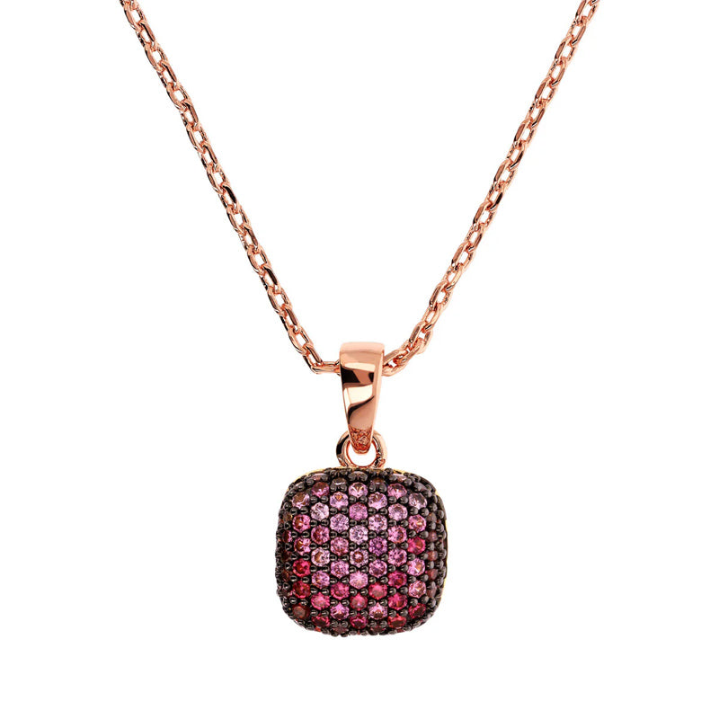 Collana Gioiello Pendente Pavé Cubic Zirconia Bronzallure WSBZ00617.ROSE