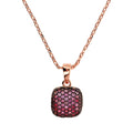 Collana Gioiello Pendente Pavé Cubic Zirconia Bronzallure WSBZ00617.ROSE