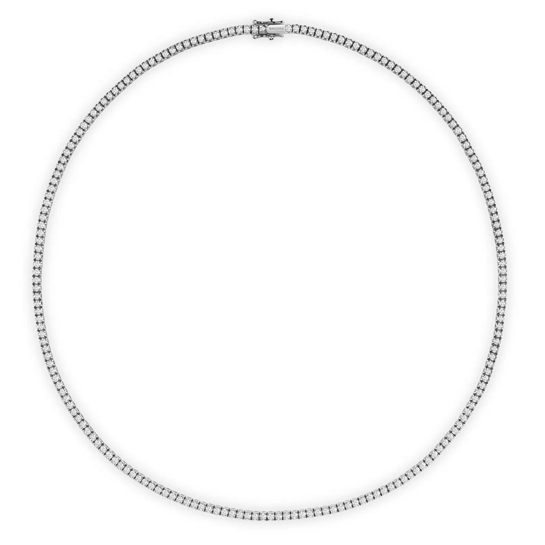 Collana Gioiello Tennis Salvini Oro Bianco Diamanti 20085715
