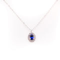 Collana Gioiello Oro 750‰ Zaffiro Diamanti Comete Gioielli GLB 824