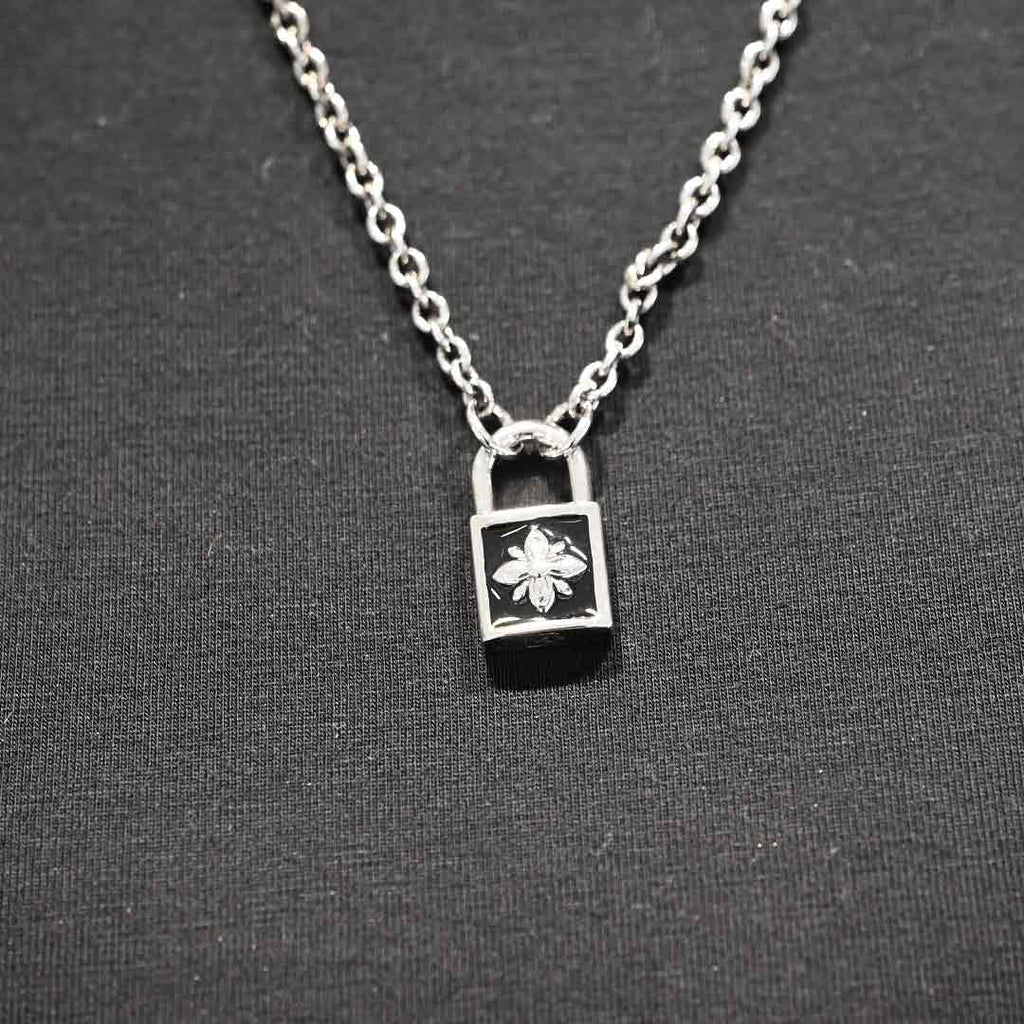 Collana John Richmond Lock Bronzo JRLP01BW