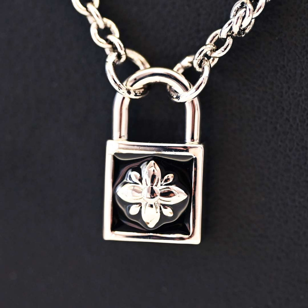 Collana John Richmond Lock Bronzo JRLP01BW