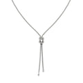 Collana Nodo d'Amore in Argento CLNOAMBB