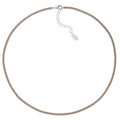 Collana Tennis Amen Mania Argento 925 con Zirconi Marroni CLT2BMA
