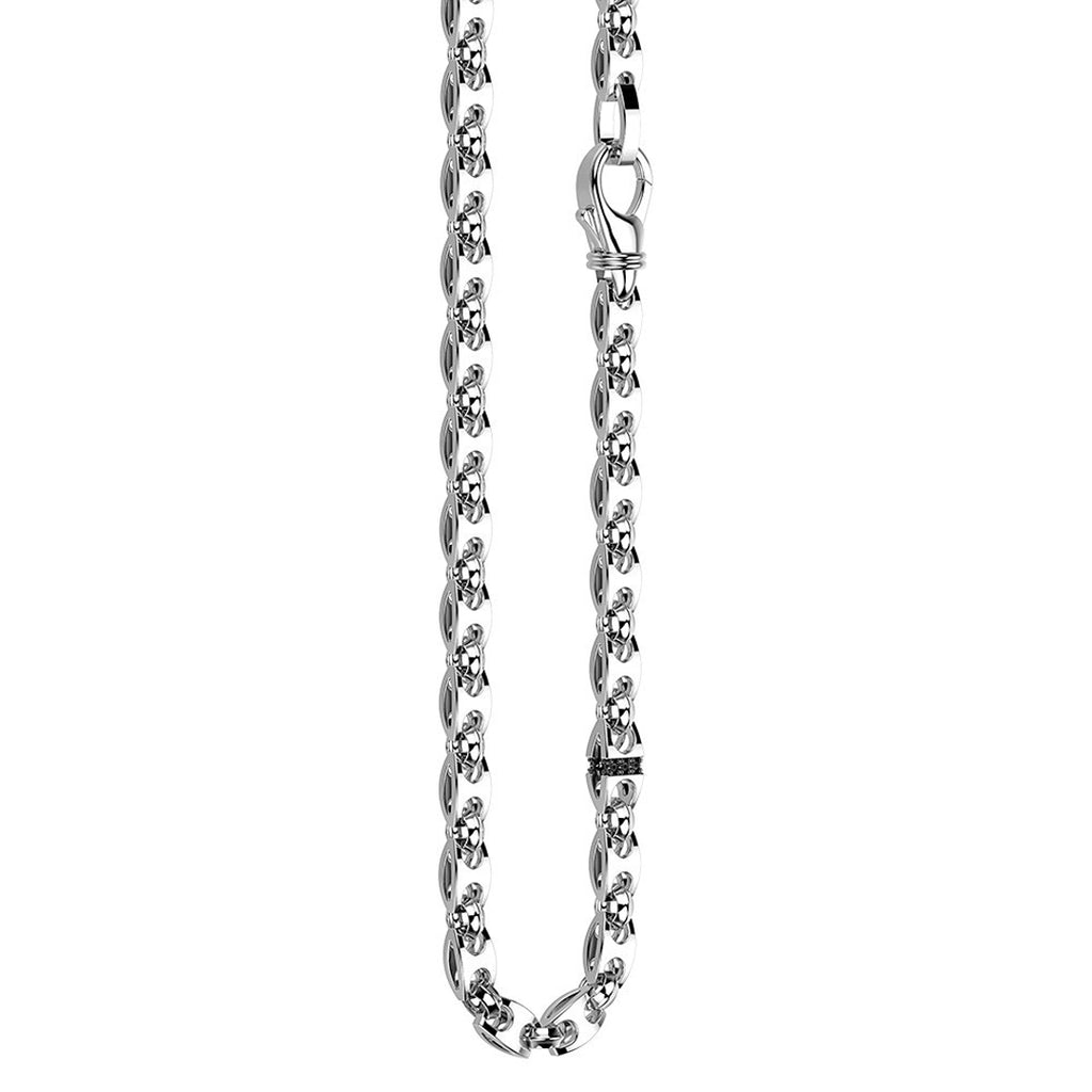 Collana Zancan Argento 925 e Spinelli Neri EXC428
