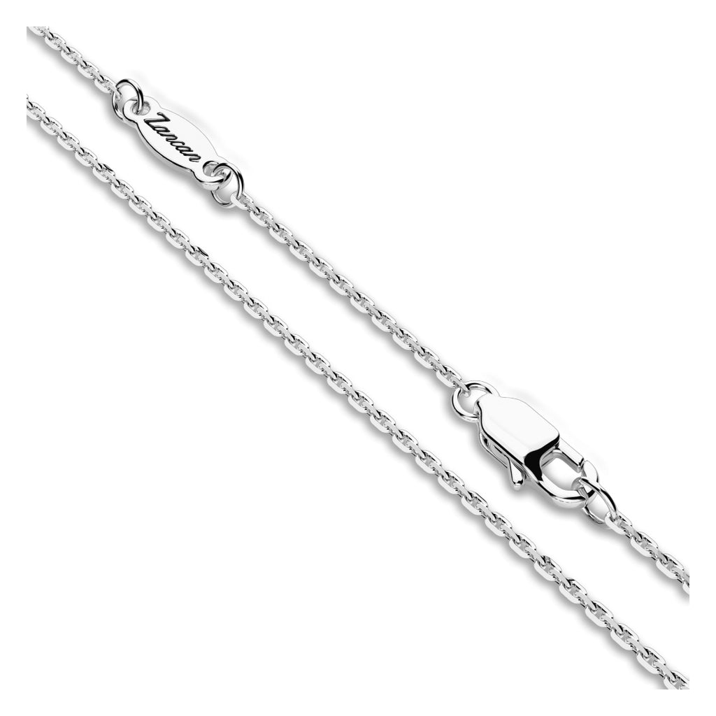 Collana Zancan Argento Spinelli Pendente Piastrina ESC115