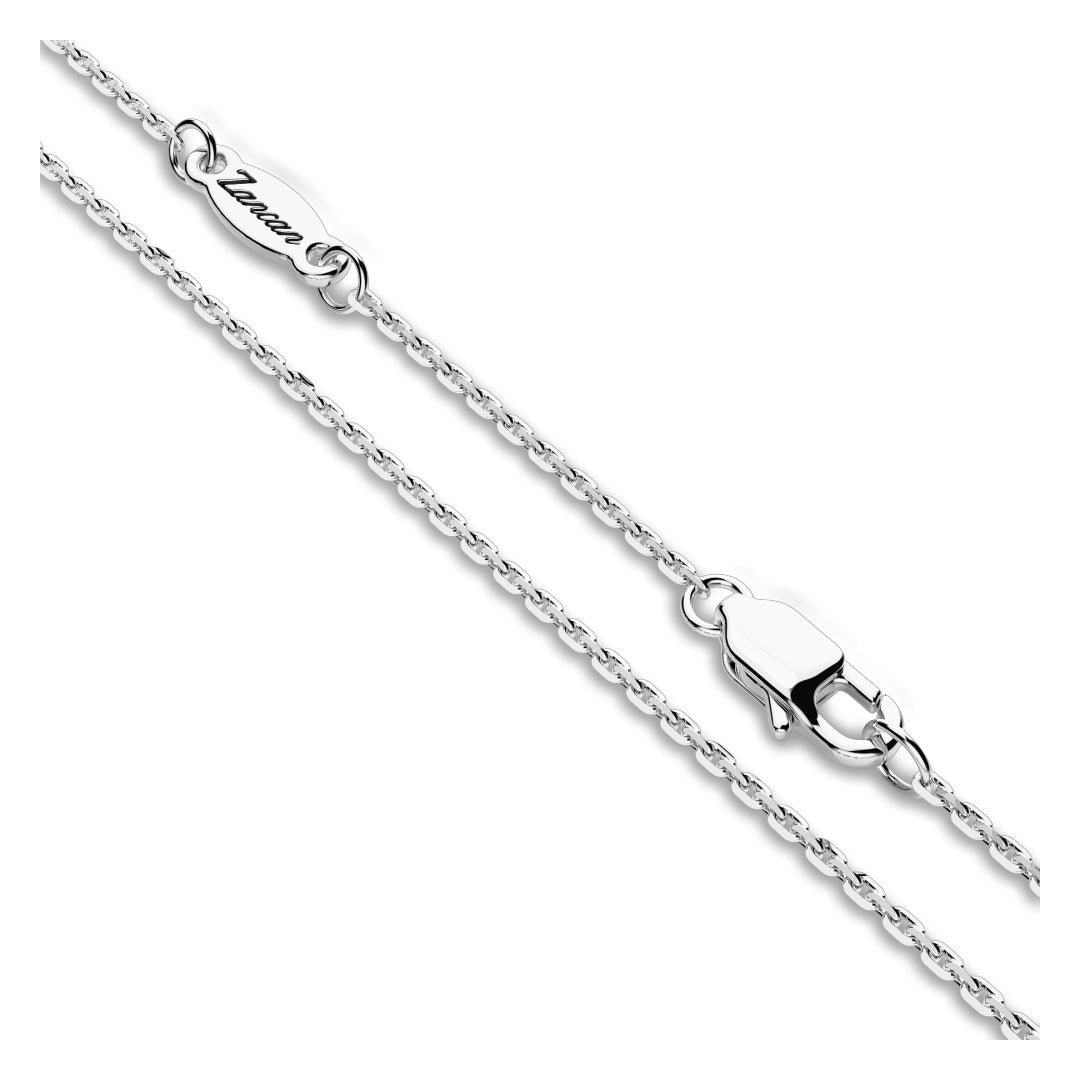 Collana Zancan Argento Spinelli Pendente Piastrina ESC115