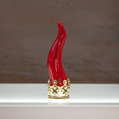 Cornetto Portafortuna Rosso Base Dorata Acca Argenti AR 678 CO/ROSSO