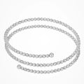 Desmos Bracciale a molla Crystal - Argento Rodiato