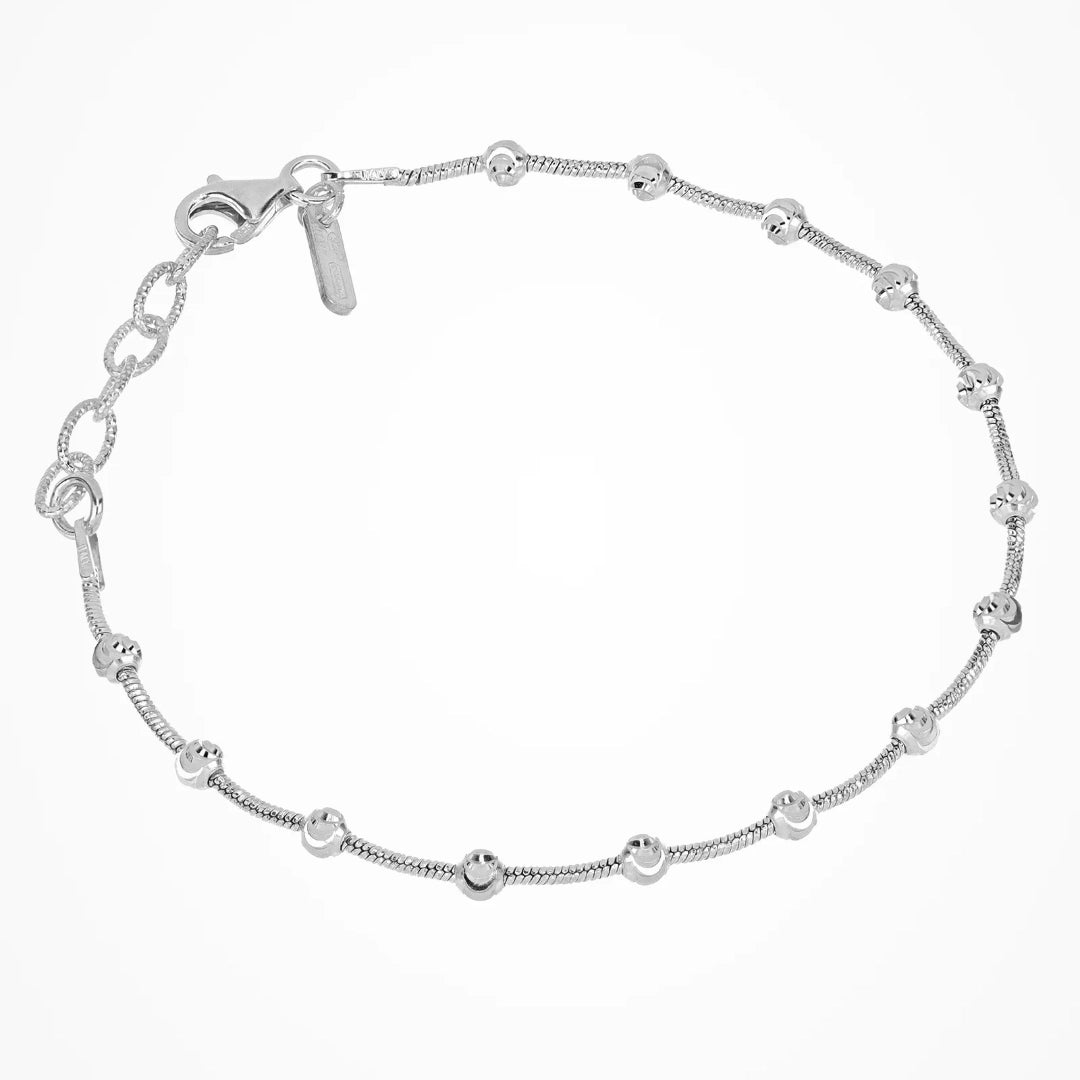Desmos Bracciale Sfera - Argento Rodiato