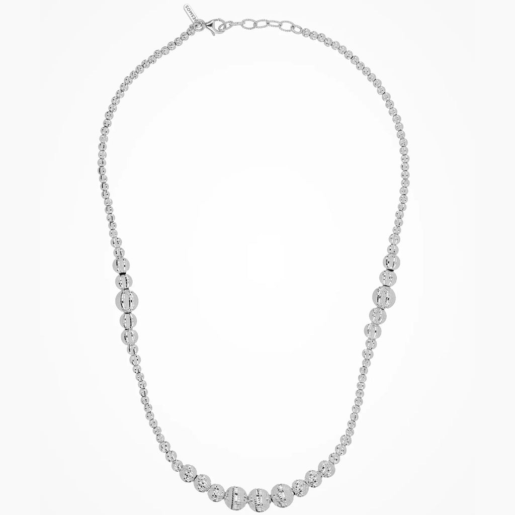 Desmos Collana Crystal Gala - Argento Rodiato