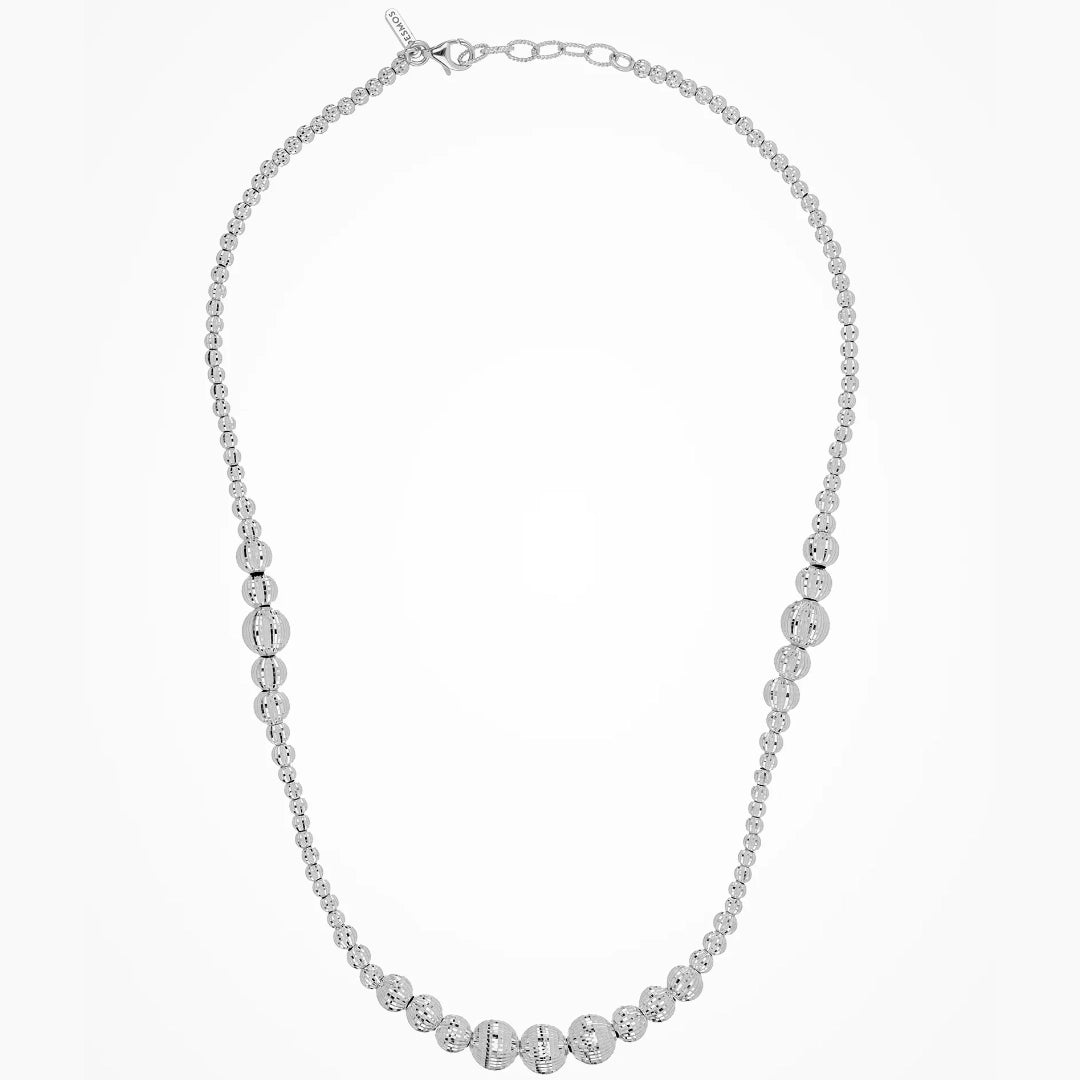 Desmos Collana Crystal Gala - Argento Rodiato