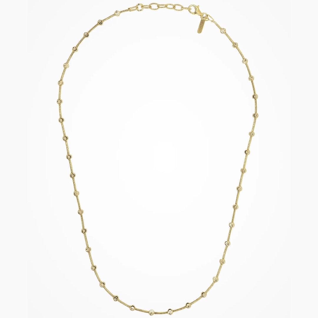 Desmos Collana Sfera - Oro Placcato 41 cm