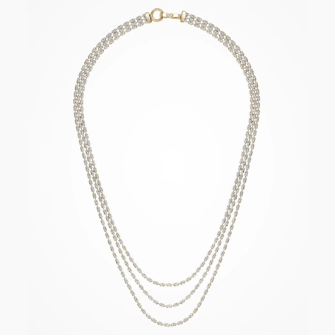 Desmos Collana Typhoon Eternity - Argento Bicolore