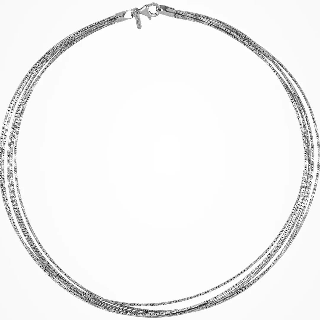 Desmos Spring Line Collana Semi-Rigida Argento