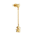Mono Orecchino Les Petits Bimba Oro Giallo 375‰ Diamante LeBebé LBB713