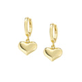 Orecchini Amen Hoop Mio Cuore Pendente Argento 925 Dorati ORCULIG1