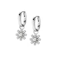 Orecchini Amen Pendenti Mini Margherita Pavé Argento 925 ORFIPBBZ1