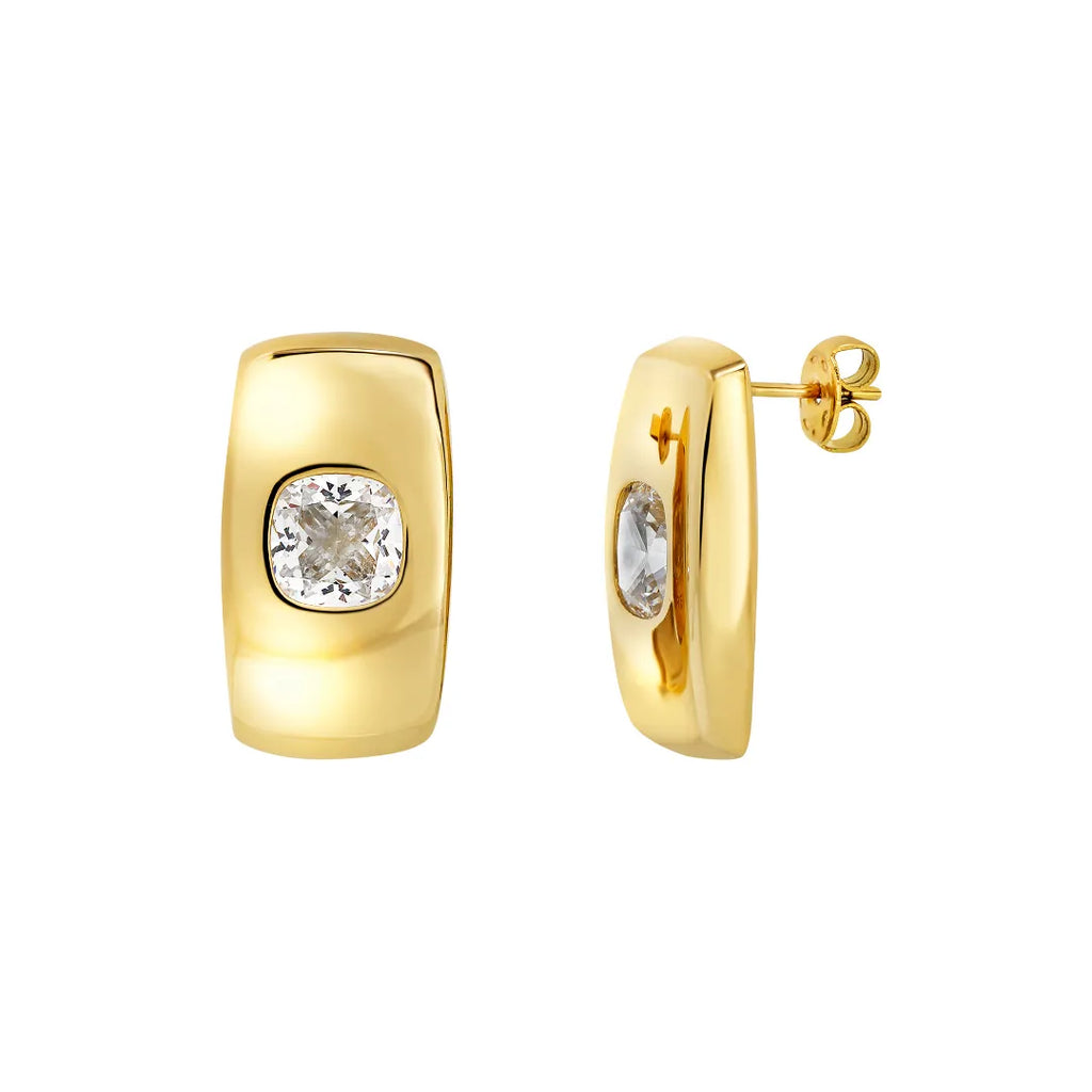 Orecchini Breil Stylize Dorato Zirconia TJ4054