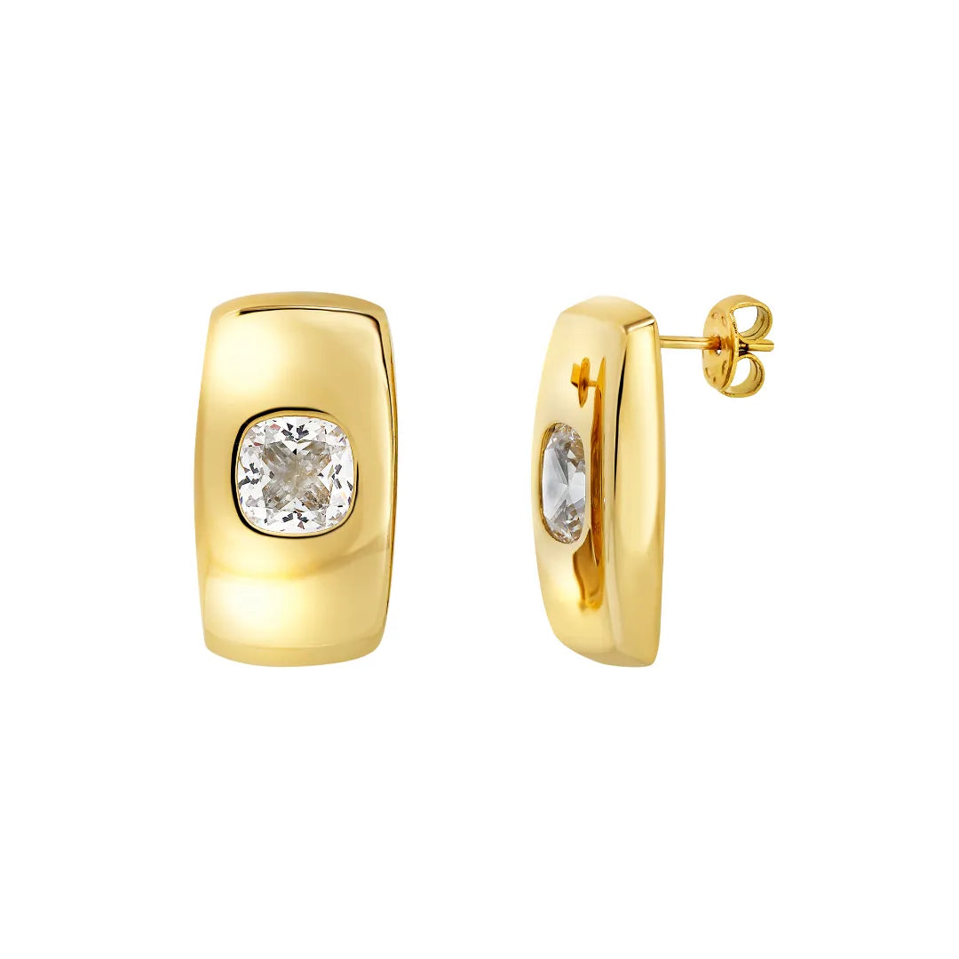 Orecchini Breil Stylize Dorato Zirconia TJ4054