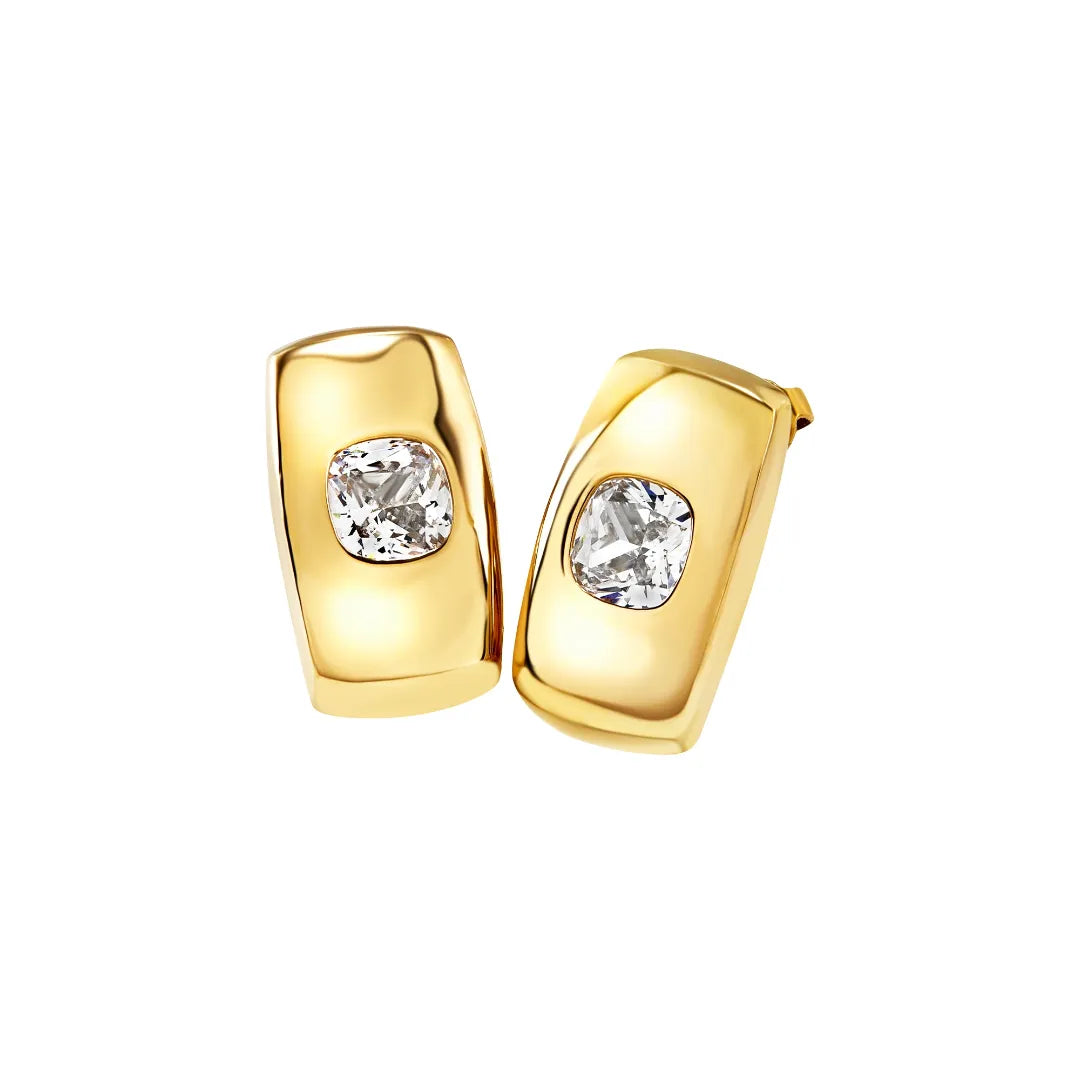 Orecchini Breil Stylize Dorato Zirconia TJ4054