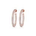 Orecchini Bronzallure Cerchio con Zirconi Bianchi WSBZ01277WR