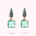Orecchini Bronzallure Pendenti Pietre Verdi WSBZ02182.GREEN