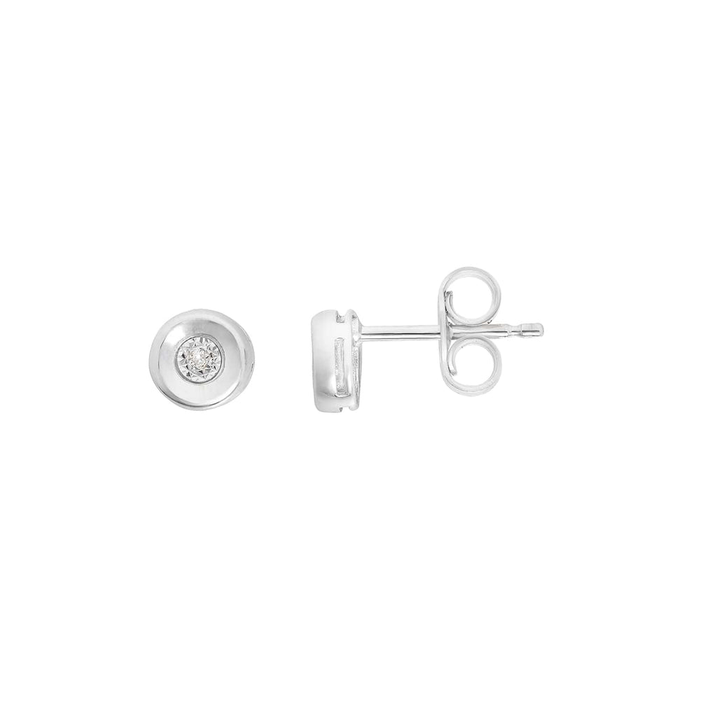 Orecchini Comete Gioielli Oro Bianco 375‰ Diamanti KORB 1004