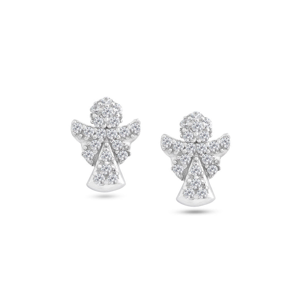 Orecchini Gioiello Ambrosia Angelo Oro 750‰ Zirconi AOZ 371