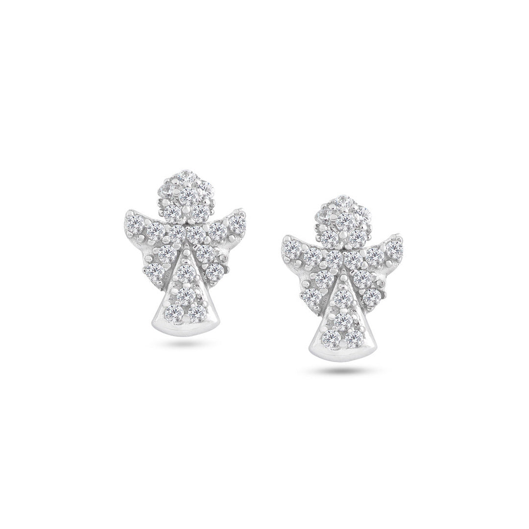 Orecchini Gioiello Ambrosia Angelo Oro 750‰ Zirconi AOZ 371