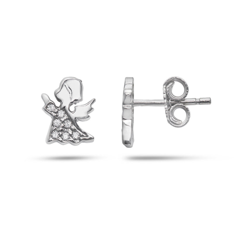 Orecchini Gioiello Angioletto Oro 750‰ Zirconi Ambrosia AOZ 518