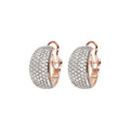 Orecchini Gioiello Cerchio Bombati Cubic Zirconia Bronzallure WSBZ01403.W