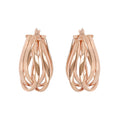 Orecchini Gioiello Cerchio Goccia Intrecciati Bronzallure WSBZ02098.R