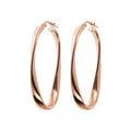 Orecchini Gioiello Cerchio Ritorti Ovale Bronzallure WSBZ01877.R