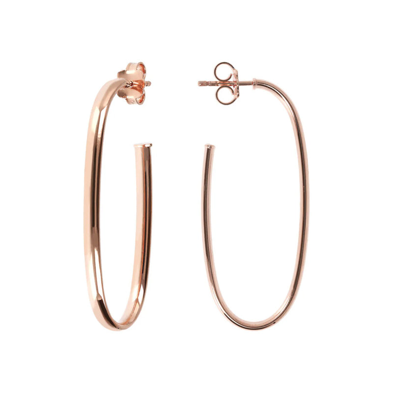 Orecchini Gioiello Cerchio Semiovali Bronzallure WSBZ01666.R