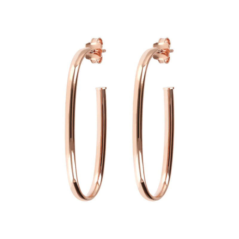 Orecchini Gioiello Cerchio Semiovali Bronzallure WSBZ01666.R