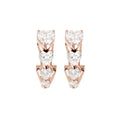Orecchini Gioiello Quattro Cuori Cubic Zirconia Bronzallure WSBZ02000.W