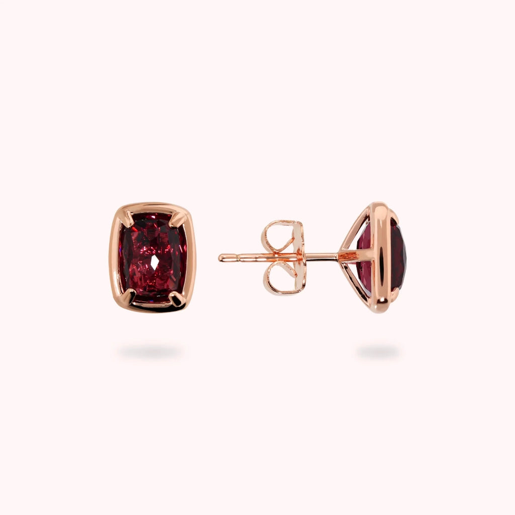 Orecchini Lobo Bronzallure Prisma Gem a Baguette Bordeaux WSBZ02464.BRD