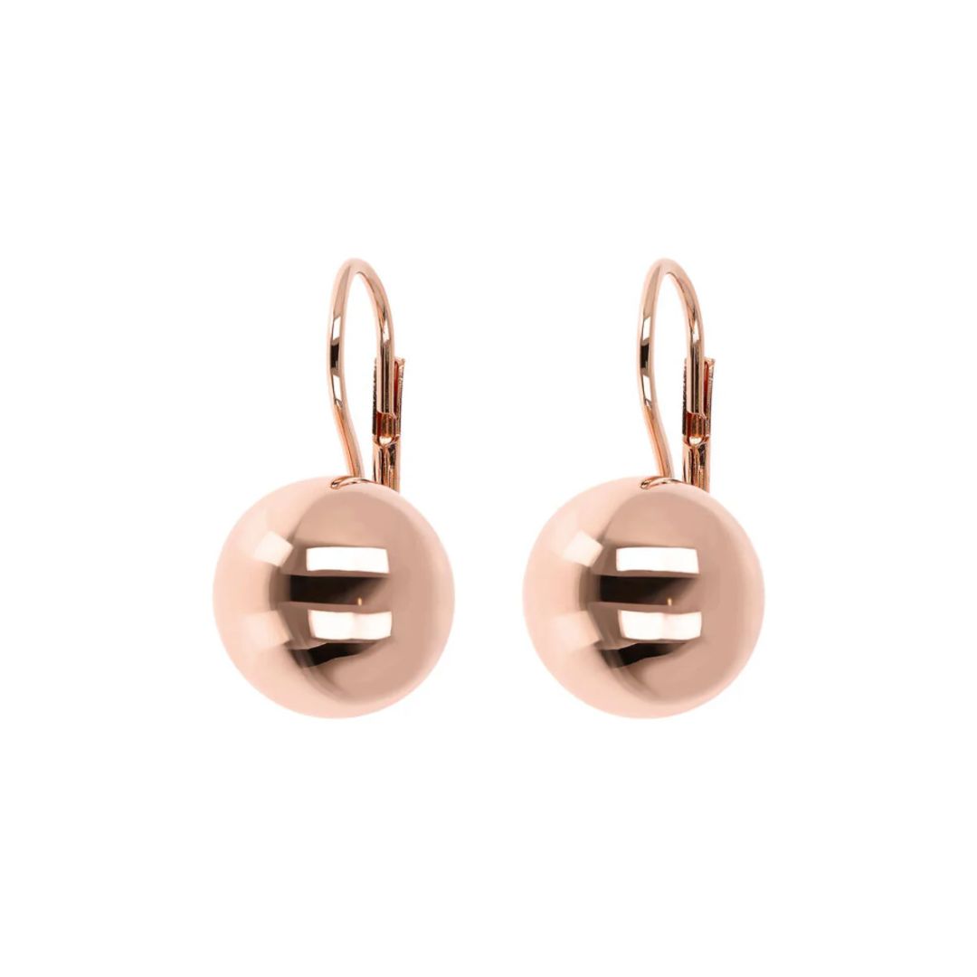 Orecchini Pendenti Sfera Golden Rosé WSBZ00312B