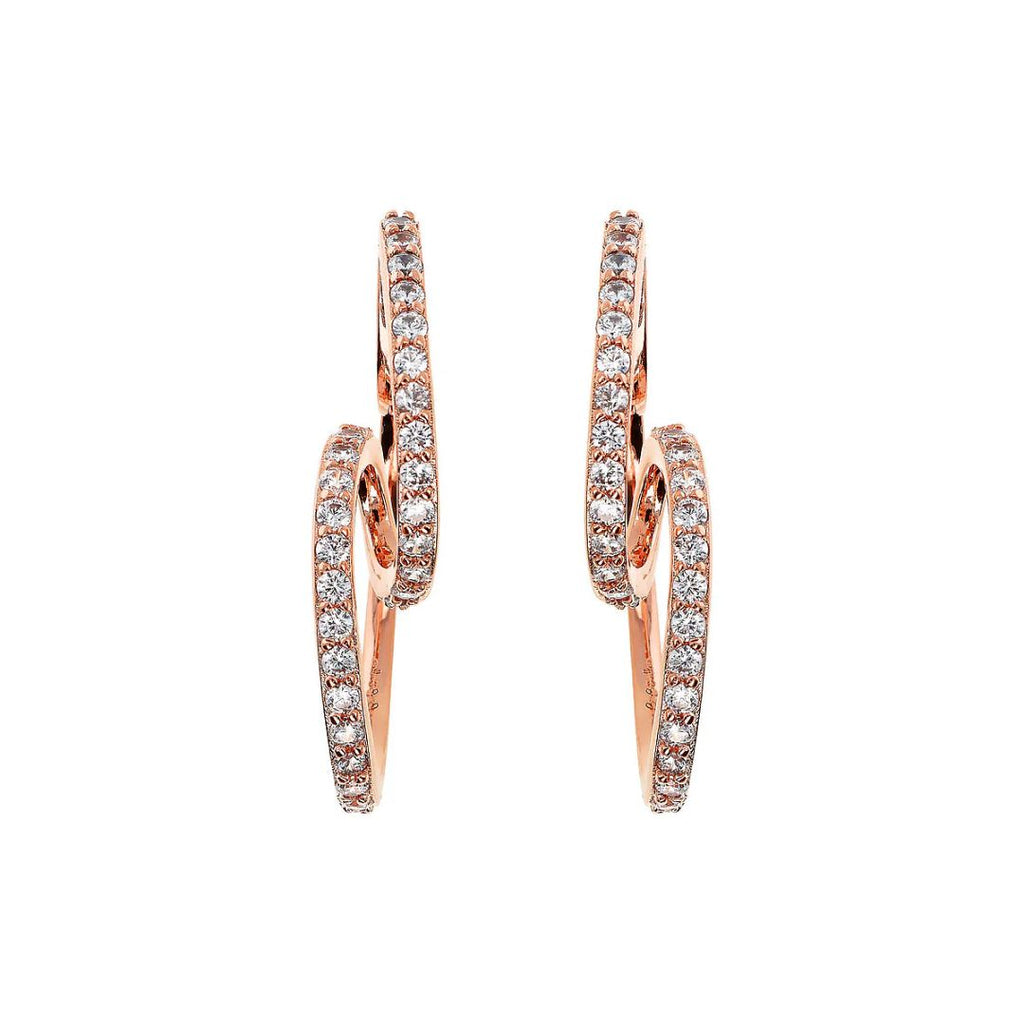Orecchini Pendenti Sinuosi Cubic Zirconia WSBZ02340WR