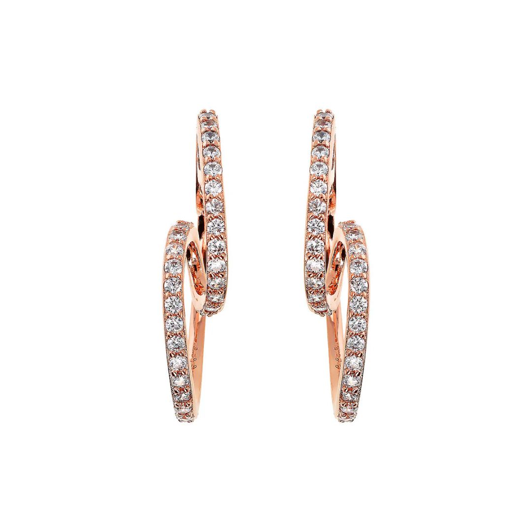 Orecchini Pendenti Sinuosi Cubic Zirconia WSBZ02340WR