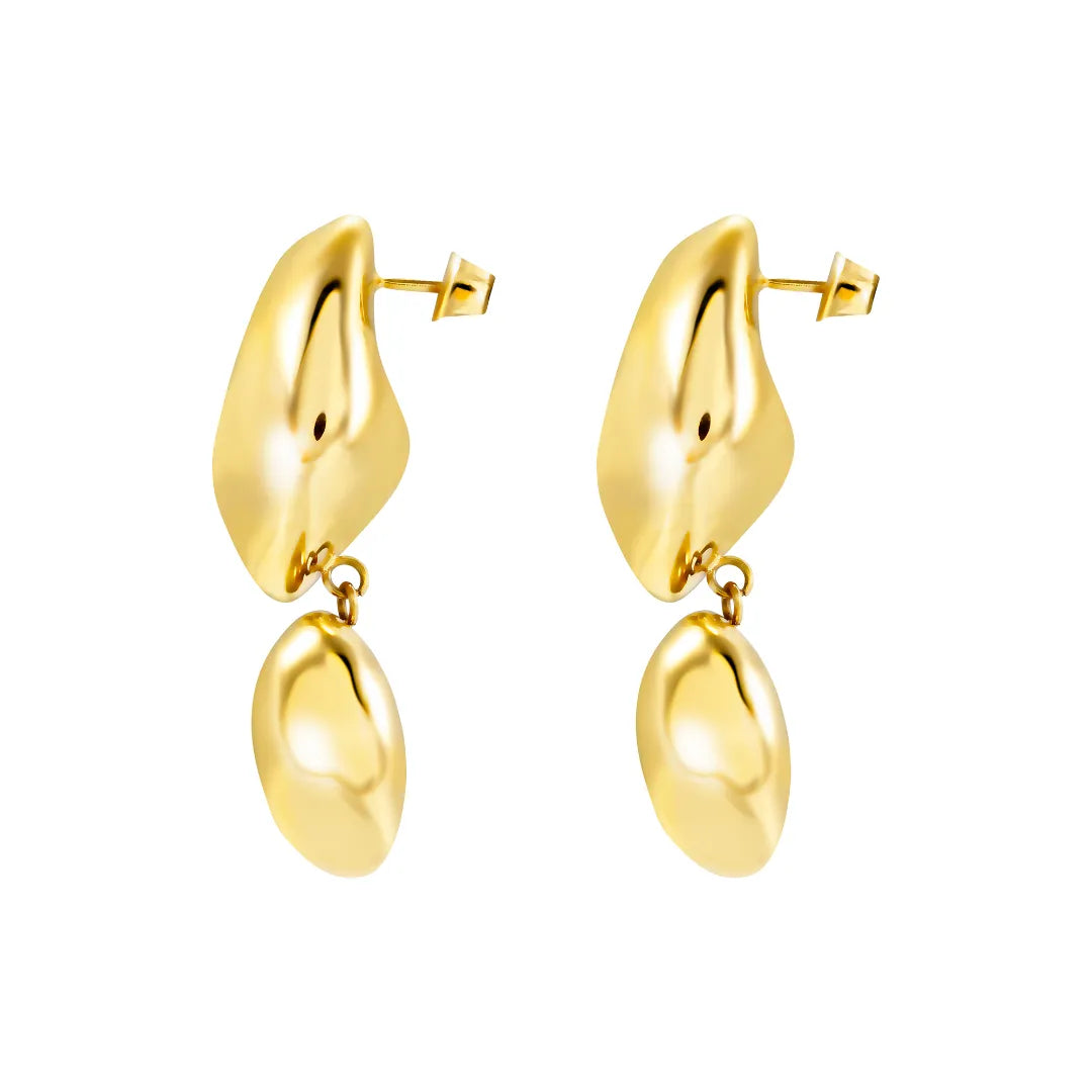 Orecchini Petra Acciaio Dorato TJ4240