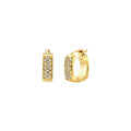 Orecchini Tetra Acciaio Dorato TJ4190