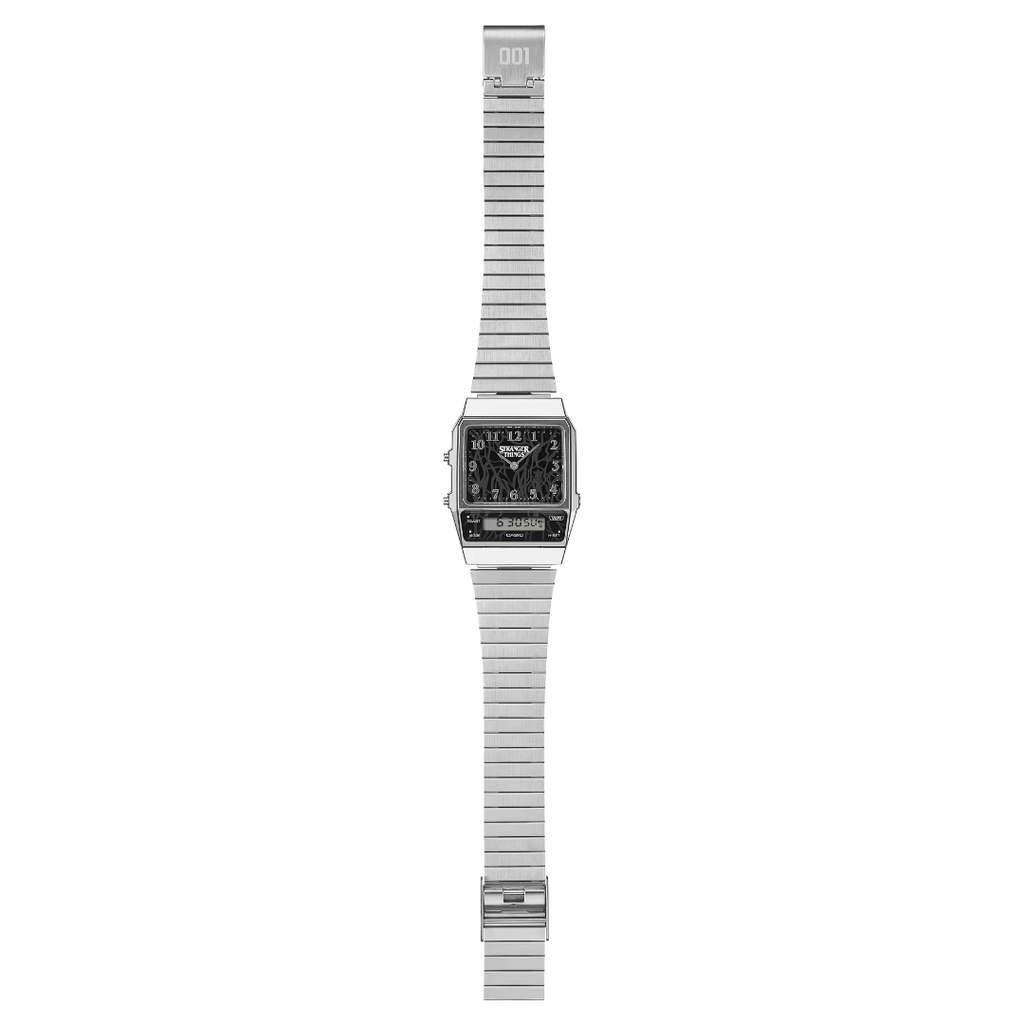 Orologio Analogico Digitale Casio Acciaio Stranger Things AQ-800EST-1AER