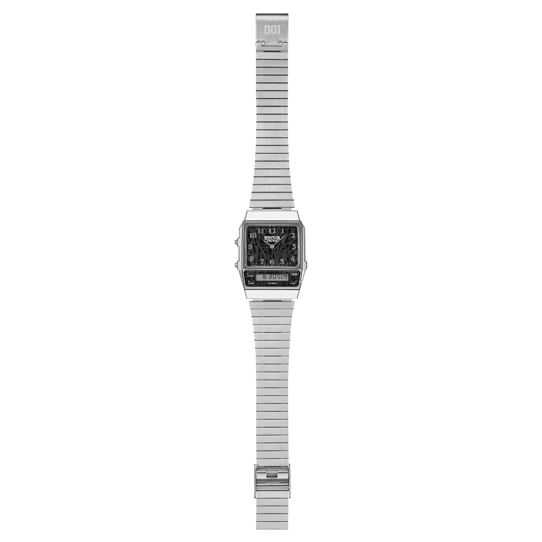 Orologio Analogico Digitale Casio Acciaio Stranger Things AQ-800EST-1AER