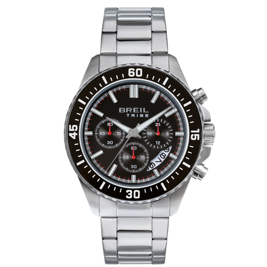 Orologio Breil Tribe Acciaio Quadrante Nero EW0809