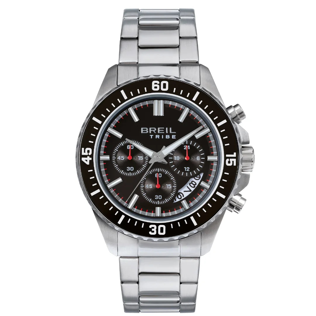Orologio Breil Tribe Acciaio Quadrante Nero EW0809