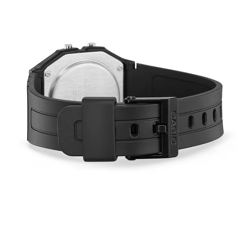 Orologio Casio Digitale Cinturino Caucciù Nero F-91W-1YEG
