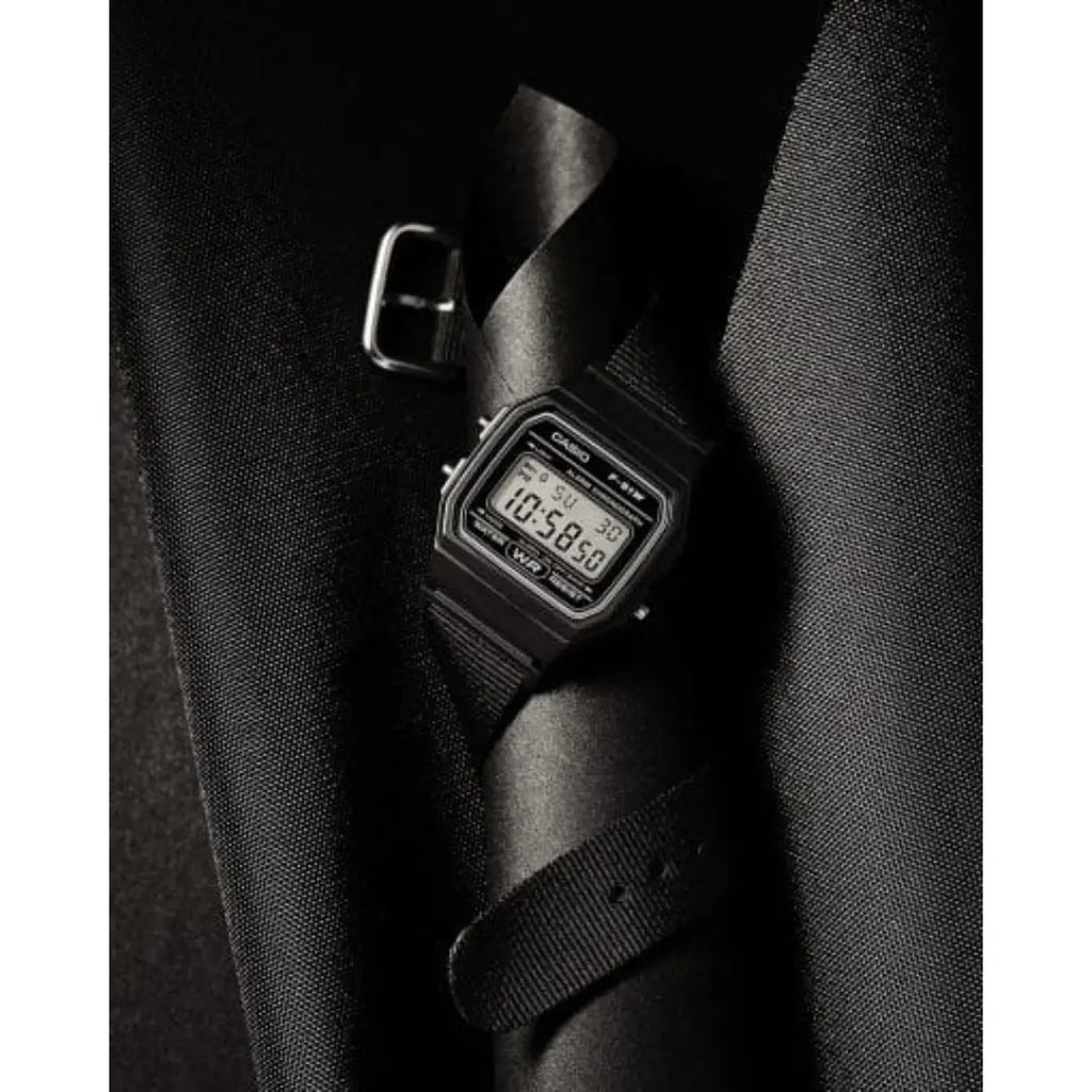 Orologio Casio Digitale Cinturino Nato Nero F-91WF-1AEF