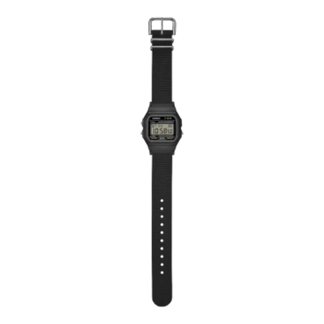 Orologio Casio Digitale Cinturino Nato Nero F-91WF-1AEF